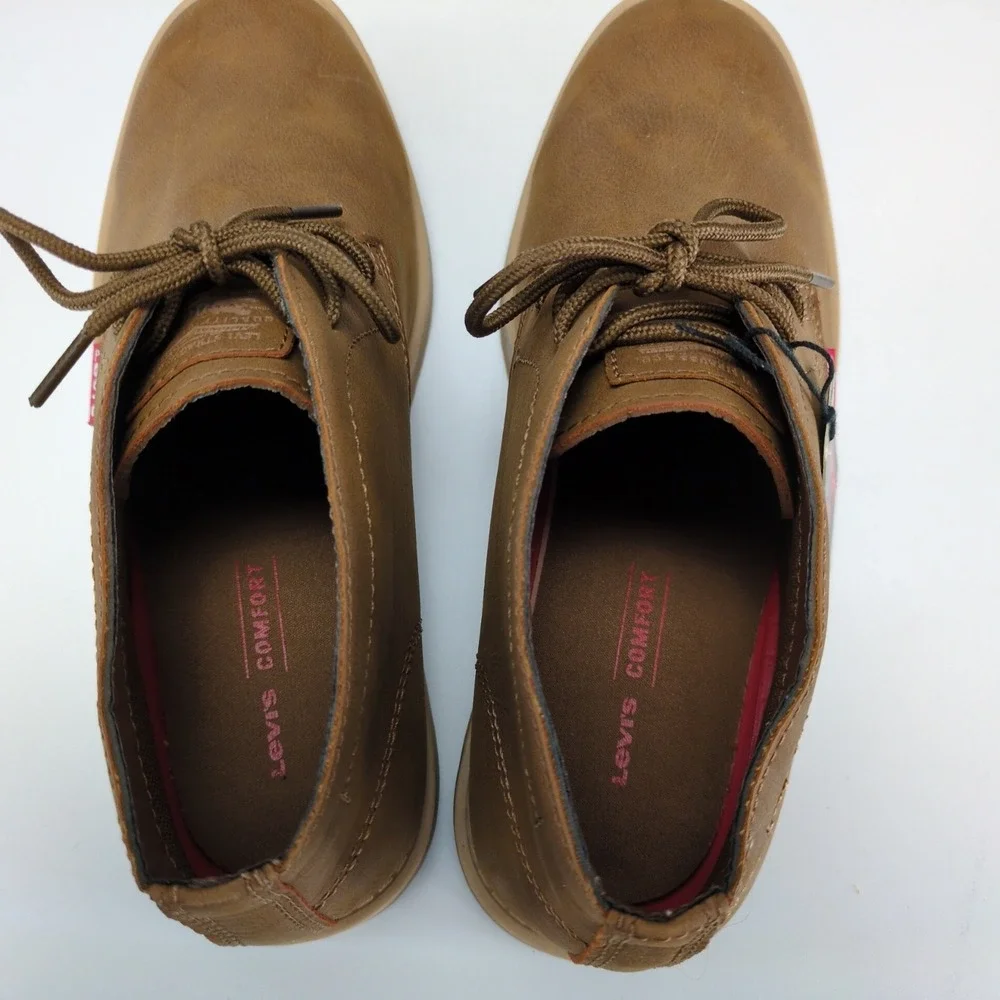 Levi's Sonoma Chukka Boots Mens 8 Brown NWT Faux Nubuck 518815DKTN